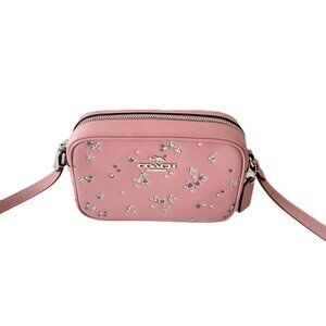 Coach CCI73 Mini Jamie Embossed Star Camera Bag Crossbody Handbag Dusty Pink